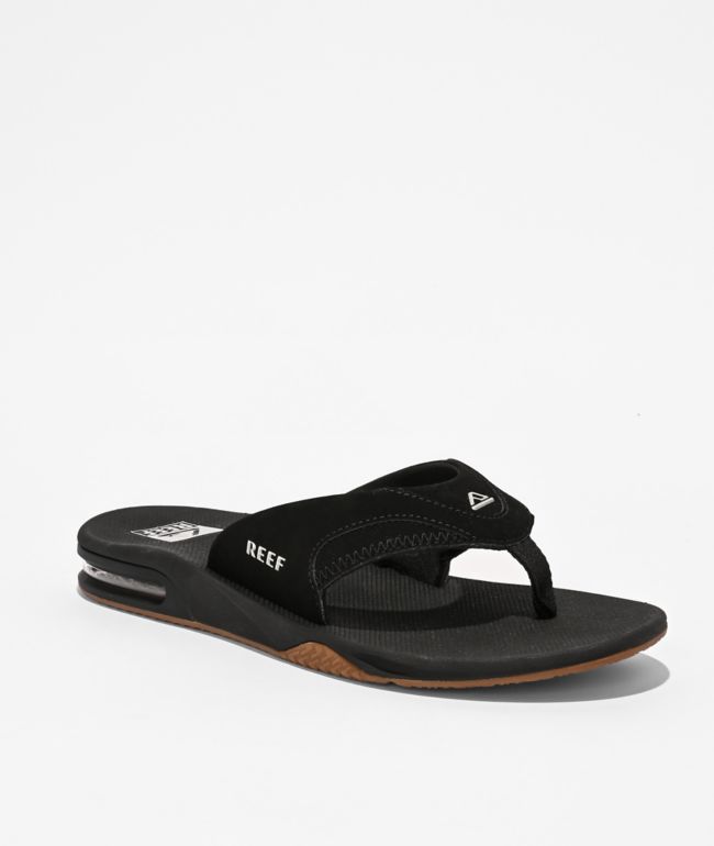 Reef Fanning Black Sandals - Reef