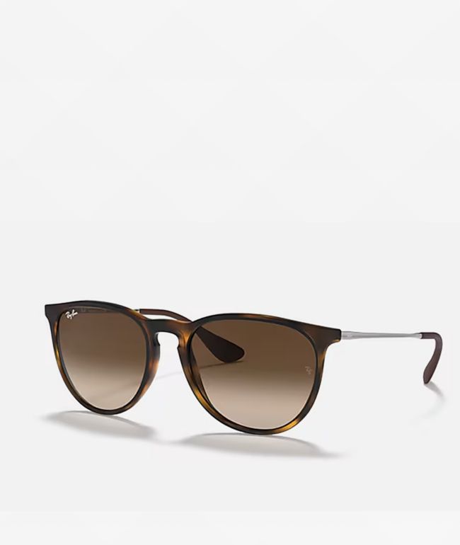 Ray-Ban Erika Classic Matte Havana & Brown Sunglasses - Ray-Ban