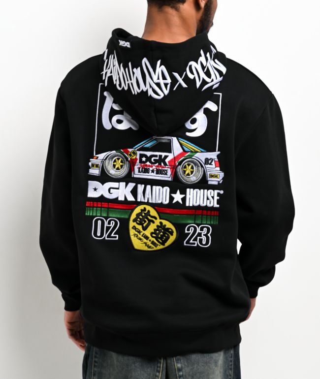 DGK x Kaido House Torque Black Hoodie - DGK