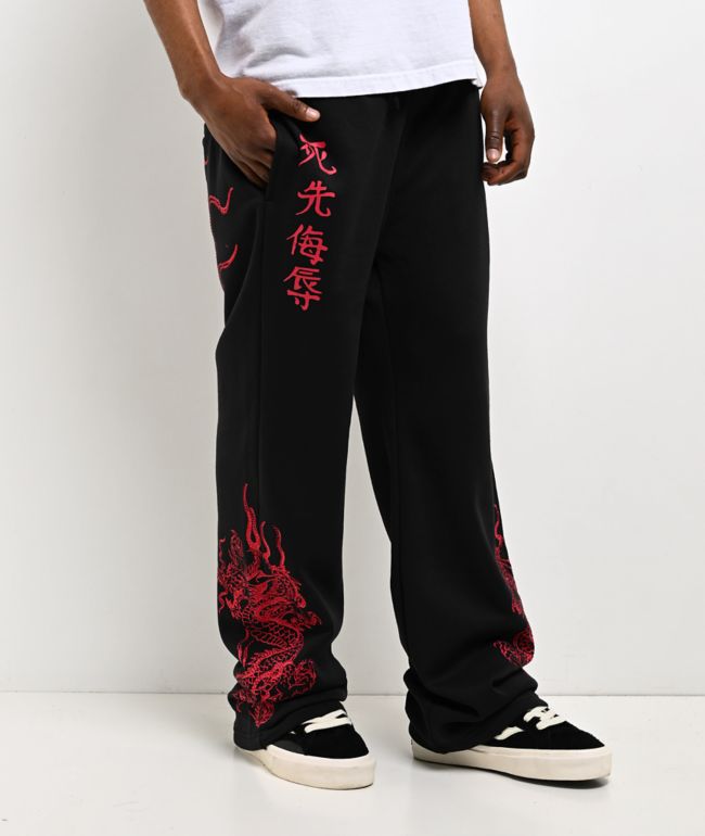 Ed Hardy Dragons Black Sweatpants - Ed Hardy