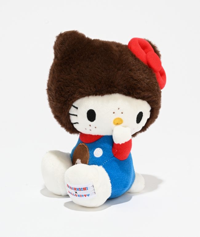 Monchhichi x Hello Kitty Mascot Plush Toy - Monchhichi