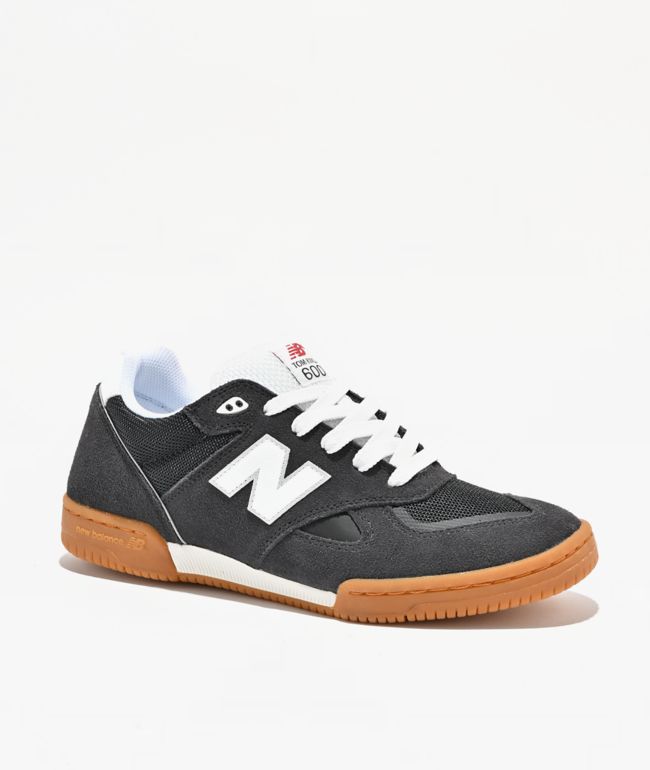 New Balance Numeric 600 Phantom Grey & White Skate Shoes | Zumiez