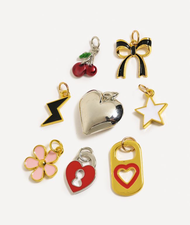 CharCharms Heart Core 8 Pack Shoe Charms - CharCharms