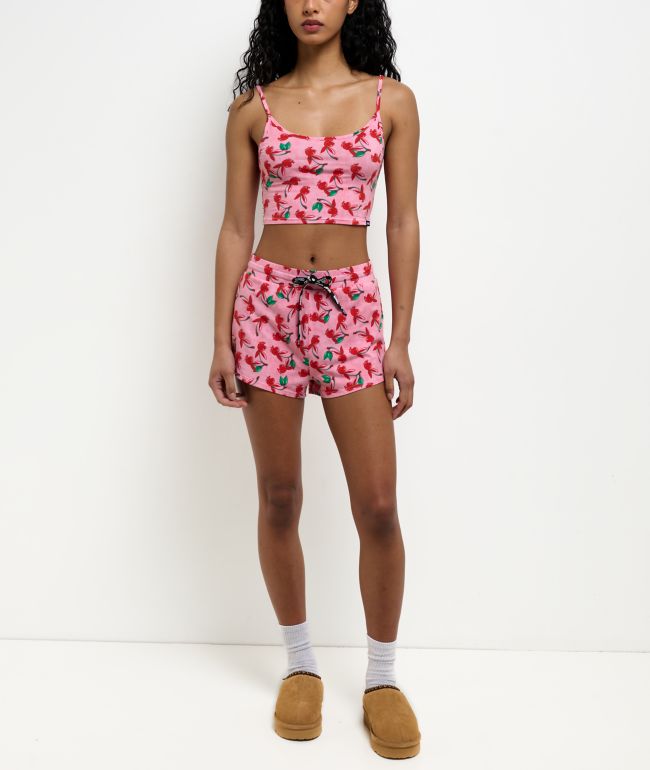 PSD x Playboy Cherry Love Pink Lounge Set - PSD Underwear