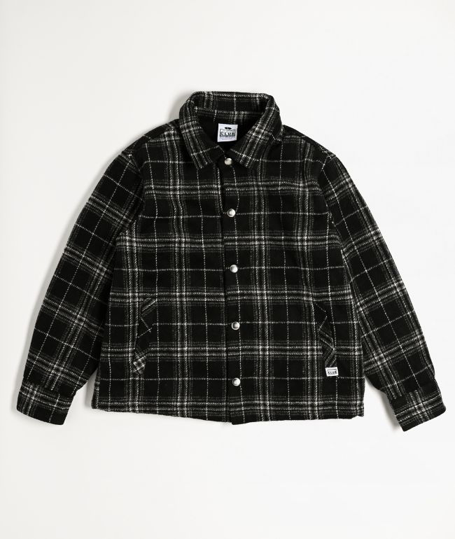 Pro Club Kids Black Plaid Flannel Jacket - Pro Club