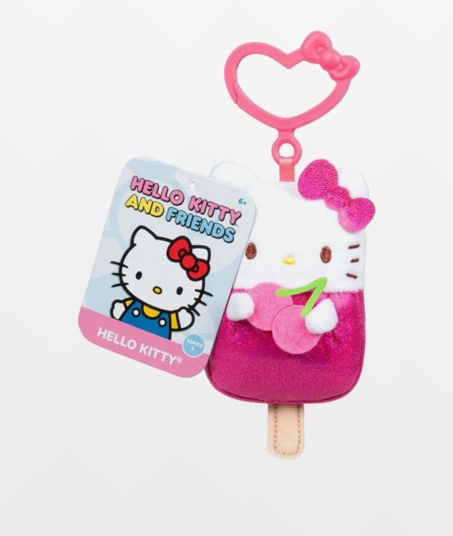 Hello Kitty & Friends Popsicle Assorted Plush Bag Charm - Hello Kitty And Friends