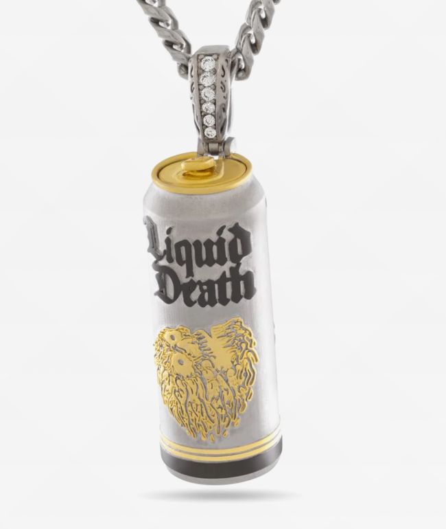 Liquid Death x King Ice Still Water Can Necklace - King Ice