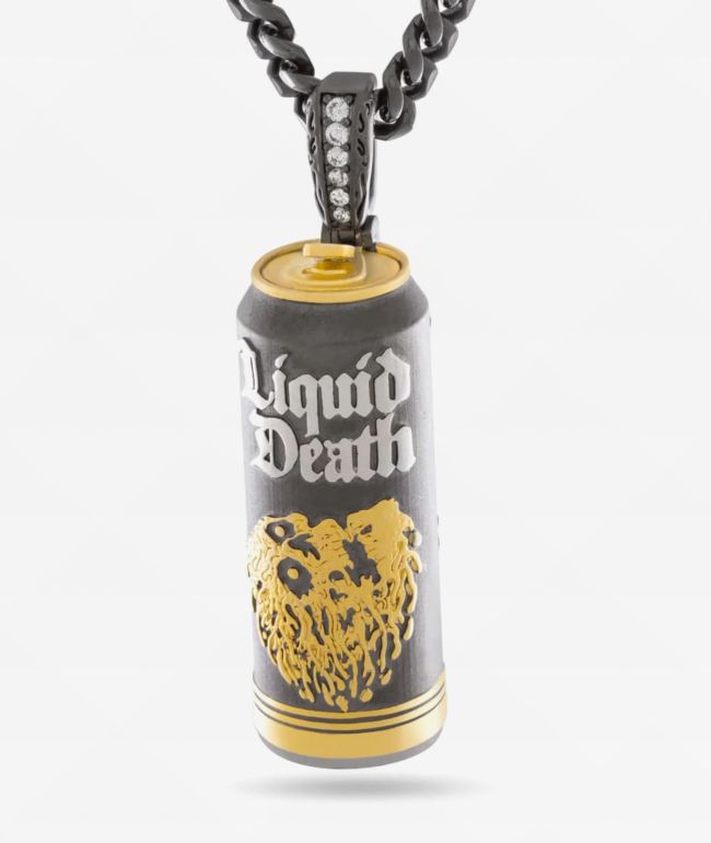 Liquid Death x King Ice Sparkling Water Can Necklace - King Ice