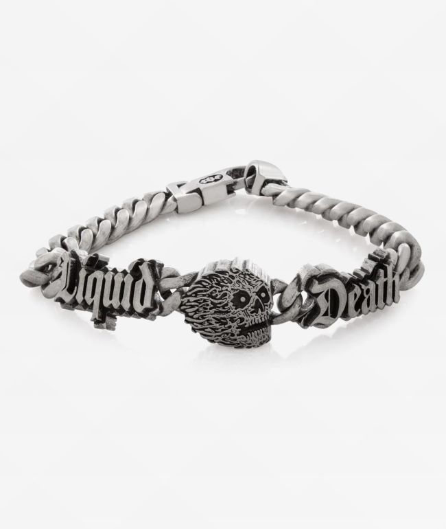Liquid Death x King Ice Skull 8mm Cuban Link Bracelet - King Ice