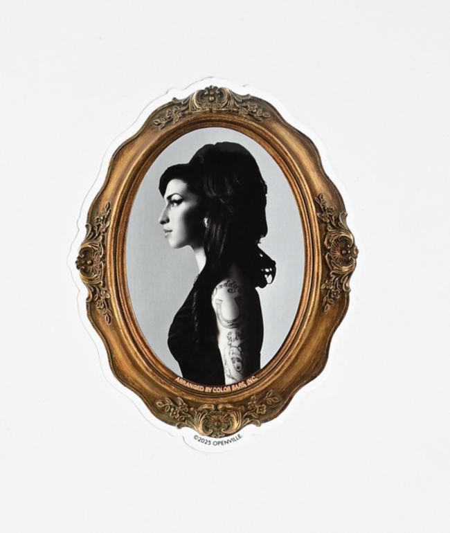 Color Bars x Amy Winehouse Mirror Sticker - Color Bars