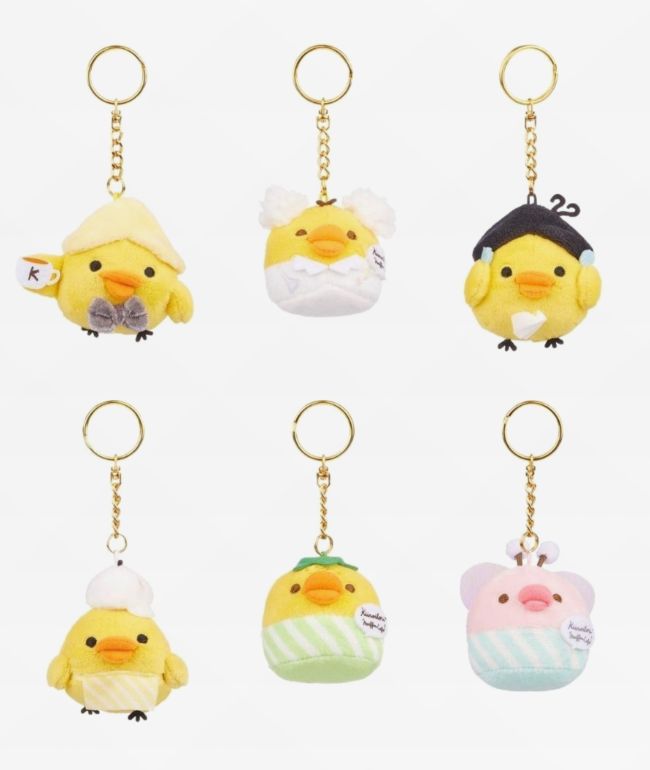  San-X Kiiroitori Muffin Cafe Series Keychain Blind Box - 