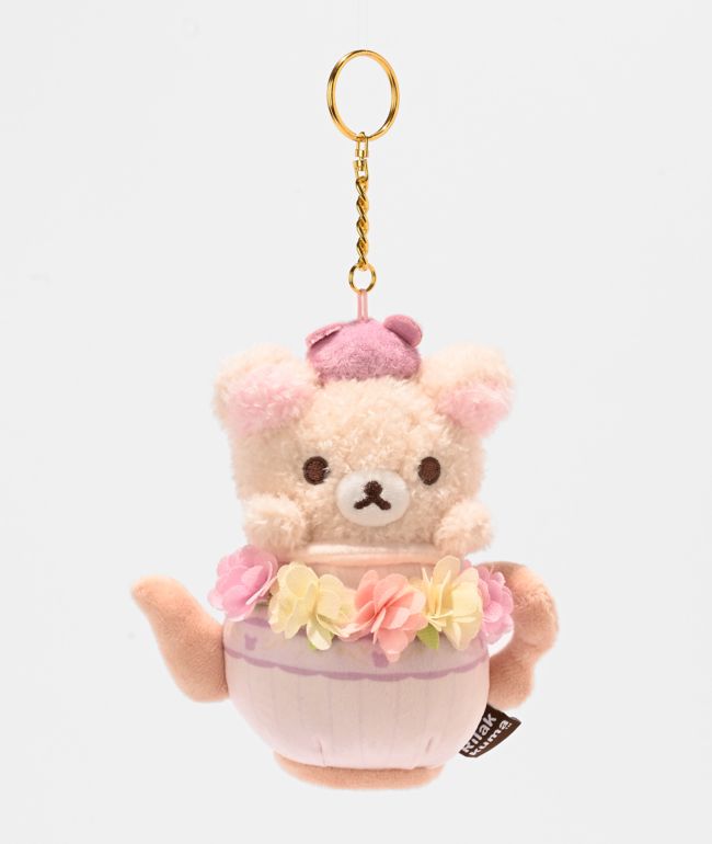  San-X Korilakkuma Original Tea Time Plush Keychain - 