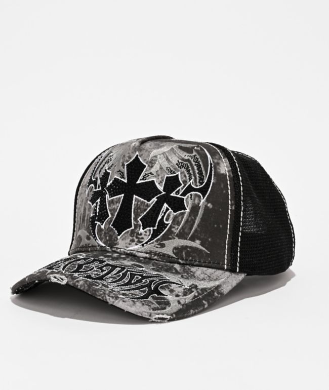 Affliction Cauterized Stone Trucker Hat - Affliction