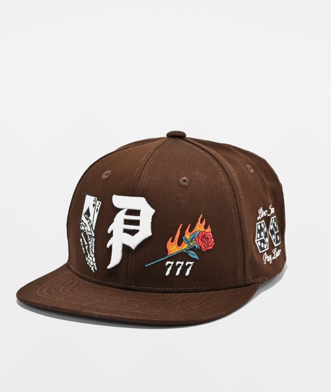 Primitive Blackjack Brown Snapback Hat - Primitive