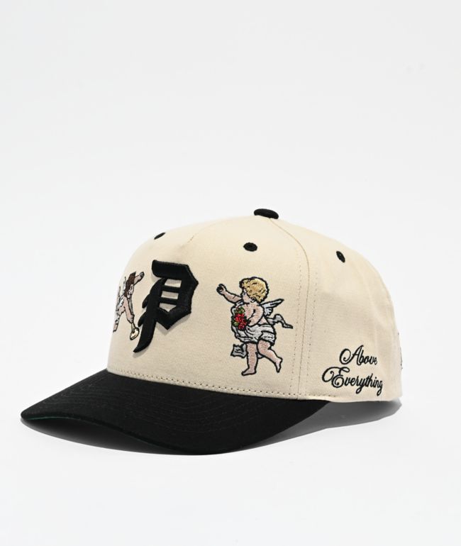 Primitive Triumph A Frame Cream & Black Snapback Hat - Primitive