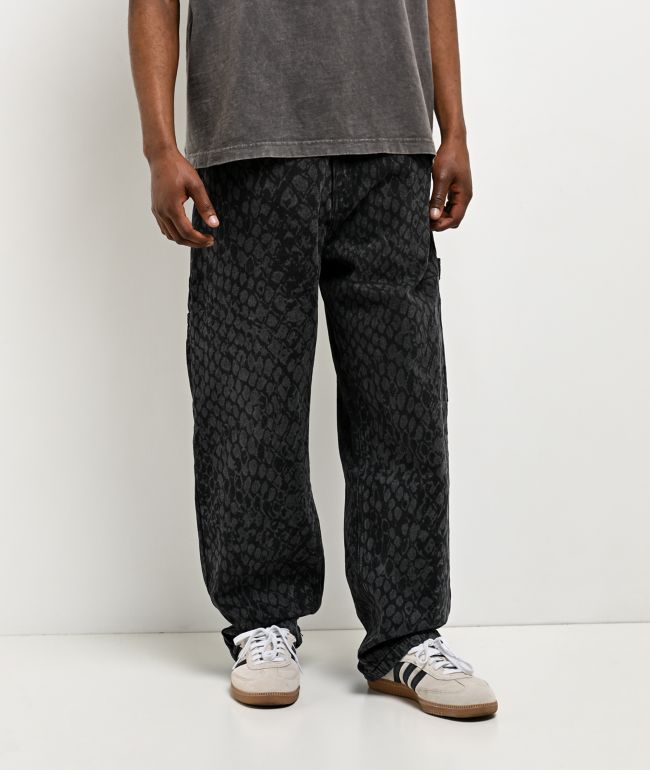 Primitive Scales Grey Carpenter Pants - Primitive