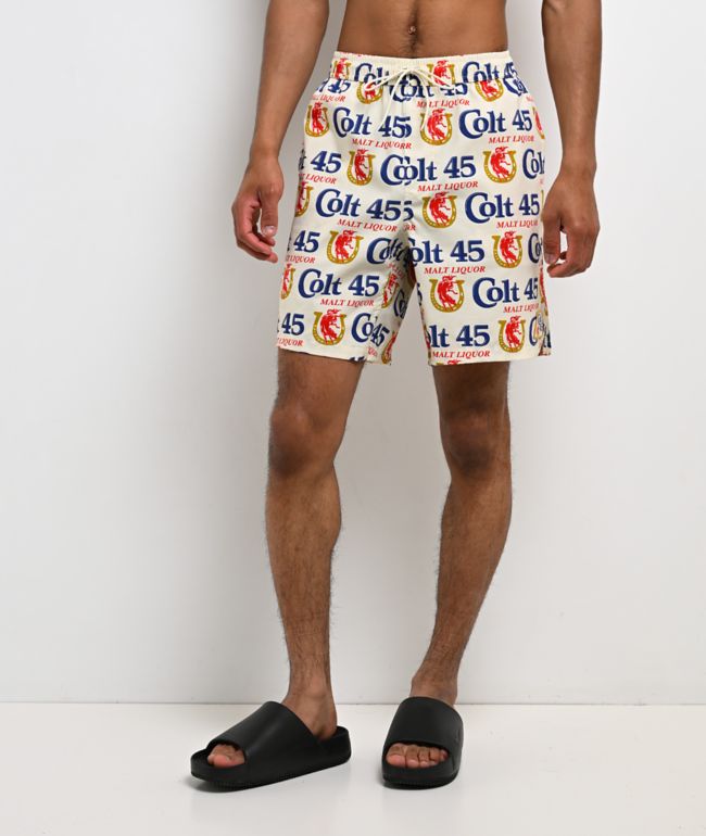 Brixton x Colt 45 Everyday Stretch Hybrid Ivory Shorts - Brixton