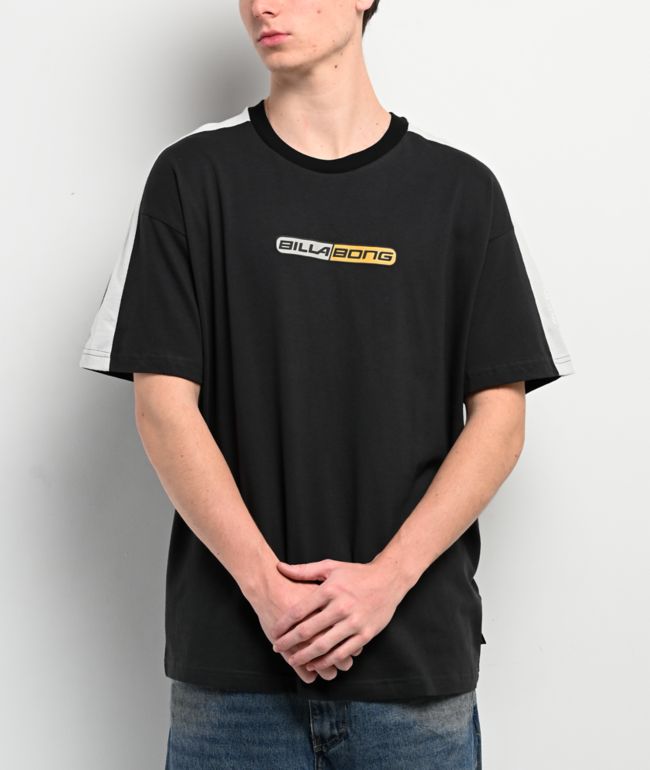 Billabong Spec Grey & White T-Shirt - Billabong