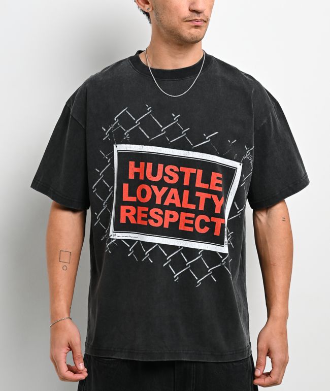 WWE Grin Black Wash T-Shirt - WWE