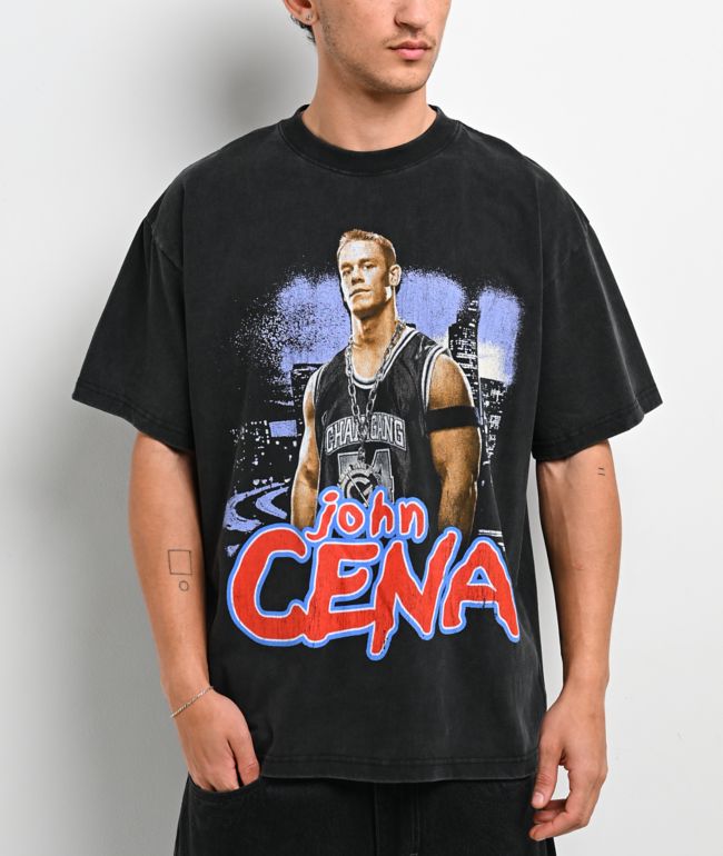 WWE Cena City Black Wash T-Shirt - WWE