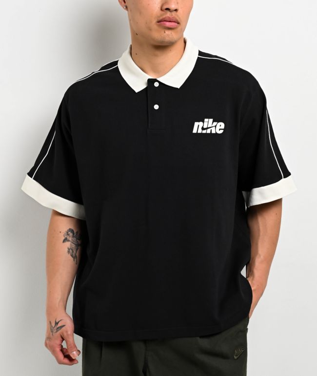 Nike Sportswear Club Black Polo Shirt - Nike