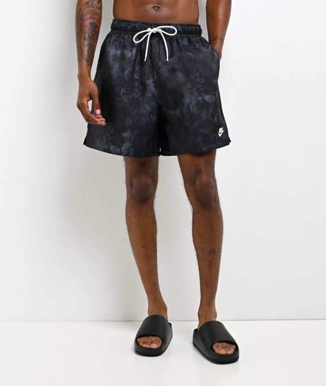 Nike Sportswear Club Floral Black Board Shorts - Nike
