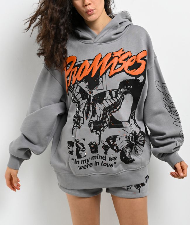 Broken Promises Eternally Grey Hoodie - Broken Promises