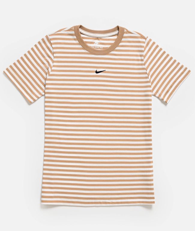Nike Kids Futura Brown Stripe T-Shirt - Nike