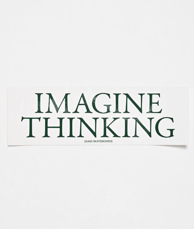 Quasi Imagine Thinking Sticker - Quasi