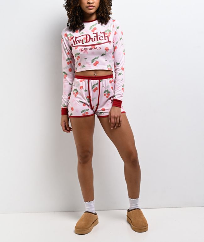 Von Dutch Yummy Cherry Pink Lounge Set - Von Dutch