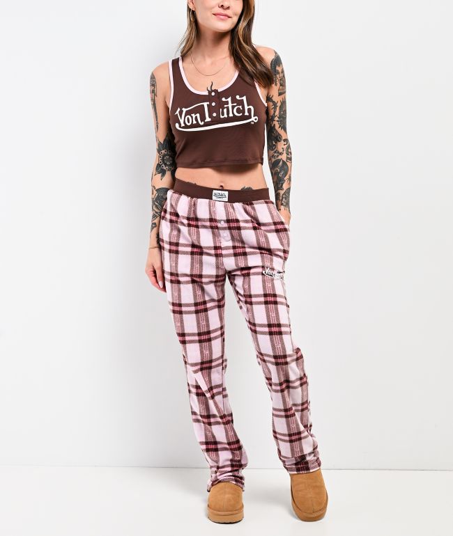 Von Dutch Chocolate Jersey Lounge Set - Von Dutch