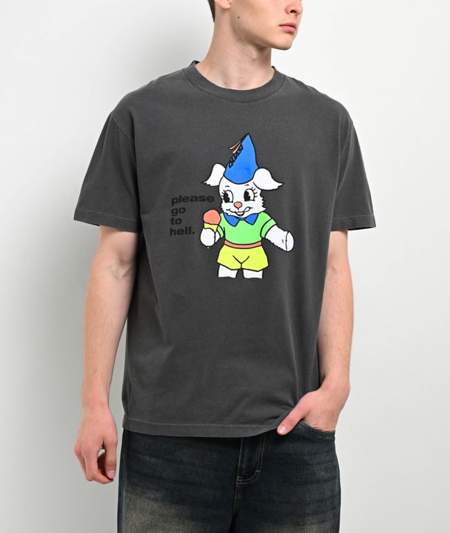 Quasi Go To Hell Charcoal T-Shirt - Quasi