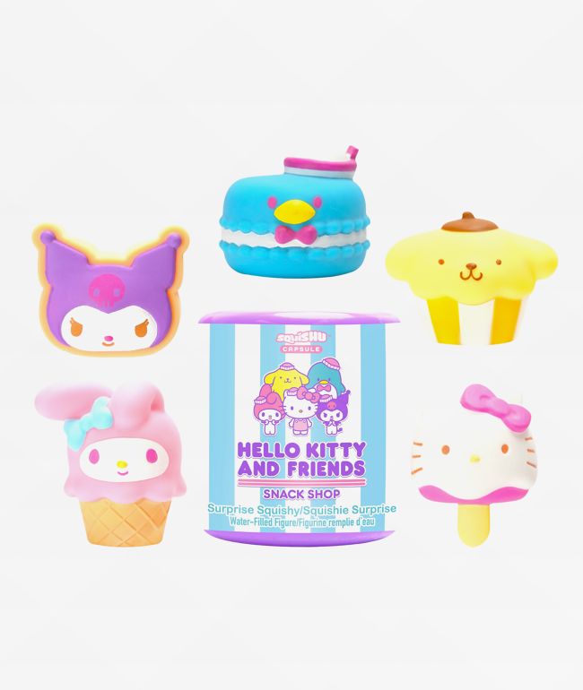 Hello Kitty & Friends Snack Shop SquiSHU Capsule Blind Box - Hello Kitty And Friends