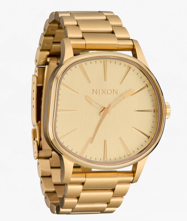 Nixon Sentry Wobble All Gold Analog Watch - Nixon Watches