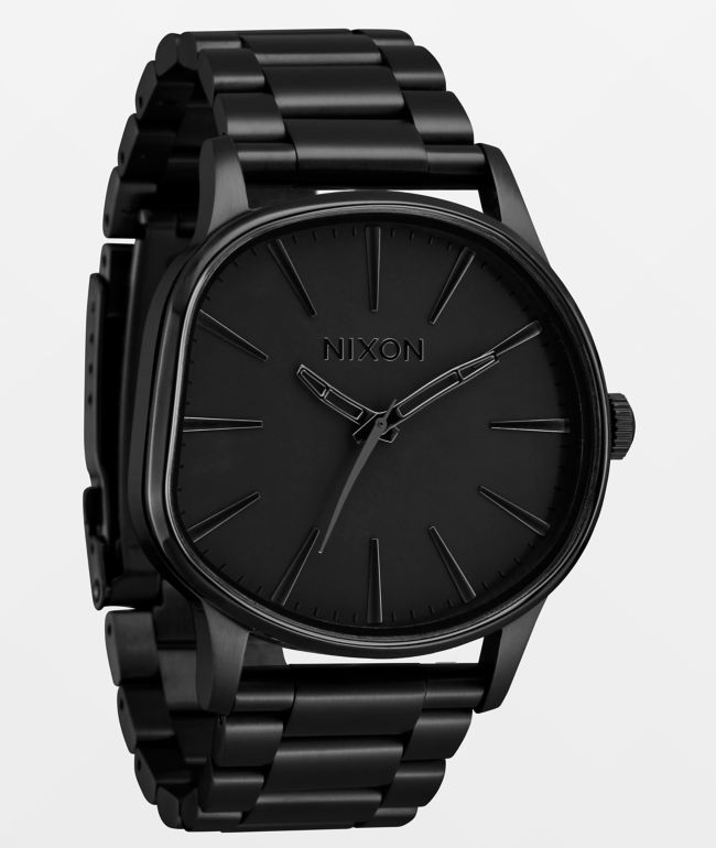Nixon Sentry Wobble All Black Analog Watch - Nixon Watches