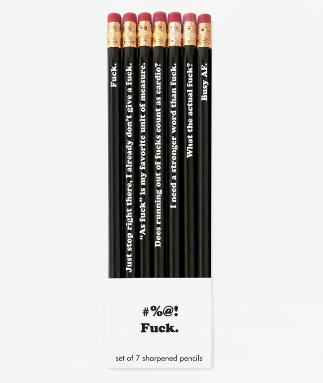 Snifty Fuck Pencils - Snifty