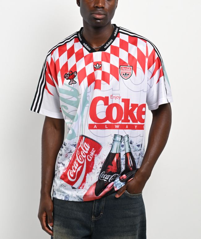 adidas x Coca-Cola White Soccer Jersey - adidas