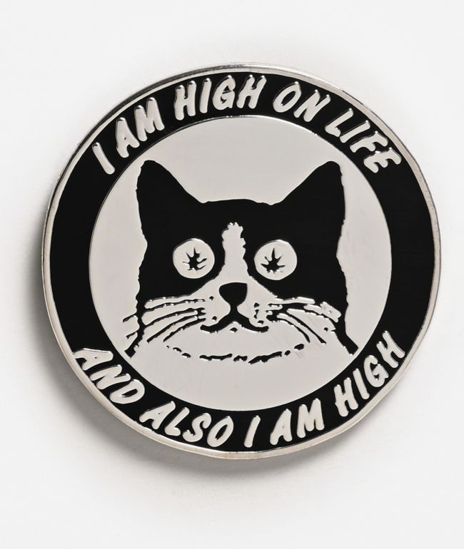 Strike Gently High On Life Enamel Pin - Strike Gently