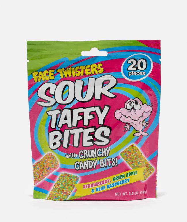 Face Twisters Sour Taffy Bites - Face Twisters