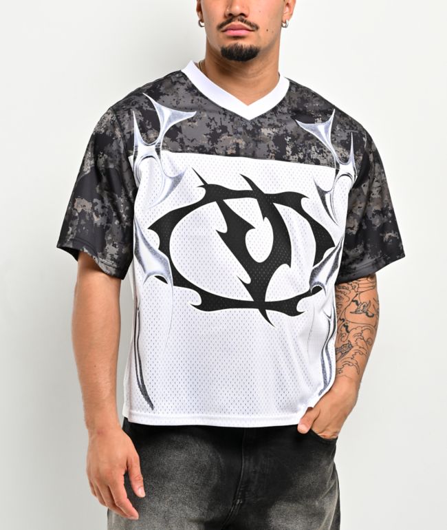 DGK Accord Blue & White Pinstripe Quarter Zip Work Shirt | Zumiez