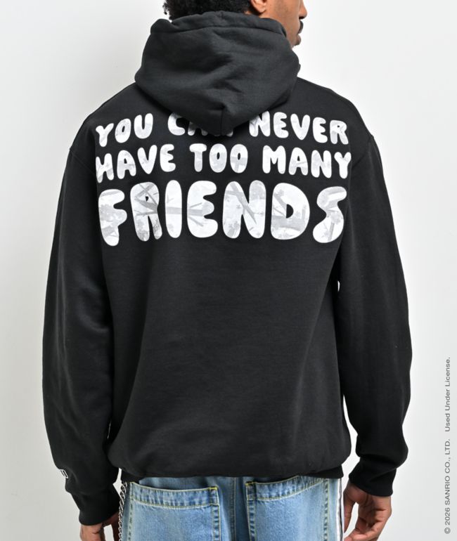 Hello Kitty® And Friends | A.LAB Camo Puffer Black Hoodie - A.LAB