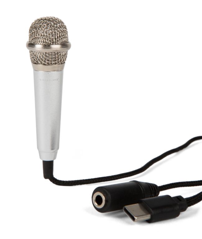 Kikkerland Design Plug & Play Mini Microphone - Kikkerland Design