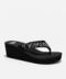 Gigi Silvi platform sandals in Black