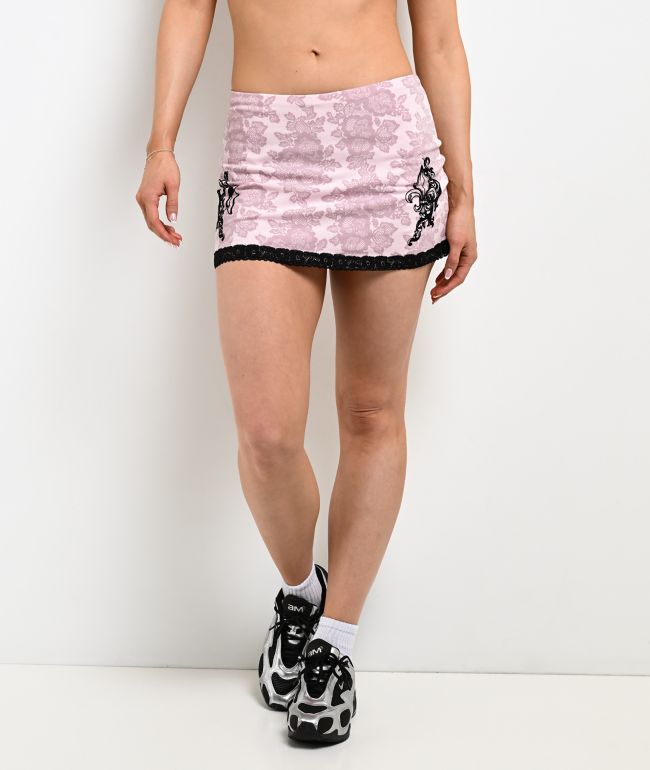 Ninth Hall Khloe Pink-A-Boo Lace Skirt - Ninth Hall