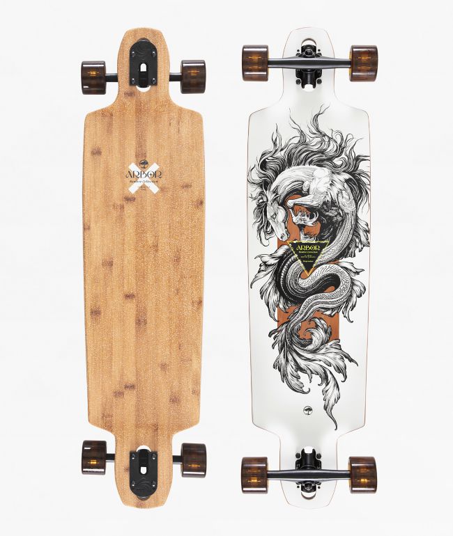 Arbor Dropcruiser Darmaeva 38" Drop Through Longboard Complete - Arbor Collective