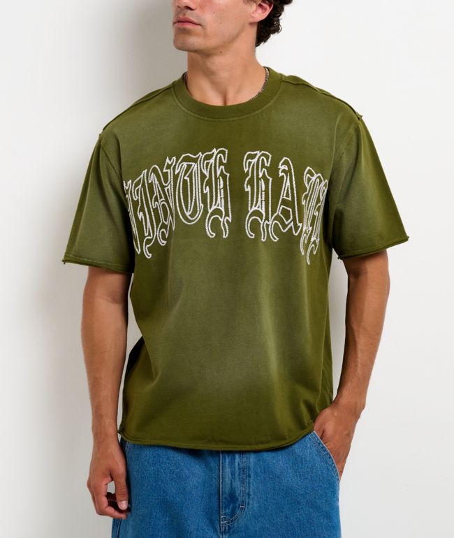 Ninth Hall Fein Green Wash T-Shirt - Ninth Hall