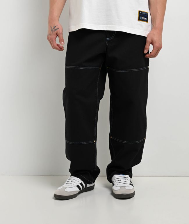 Thrasher x adidas x AFA Chino Black Canvas Jeans - adidas