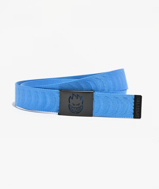 Spitfire Bighead Crescent Blue Web Belt - Spitfire