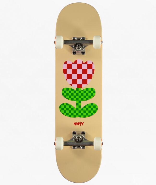 Happy Tulip Lilac 7.75" Skateboard Complete - Happy