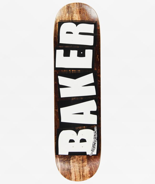 Baker Brand Logo Veneers 8.25" Skateboard Deck - Baker Skateboards